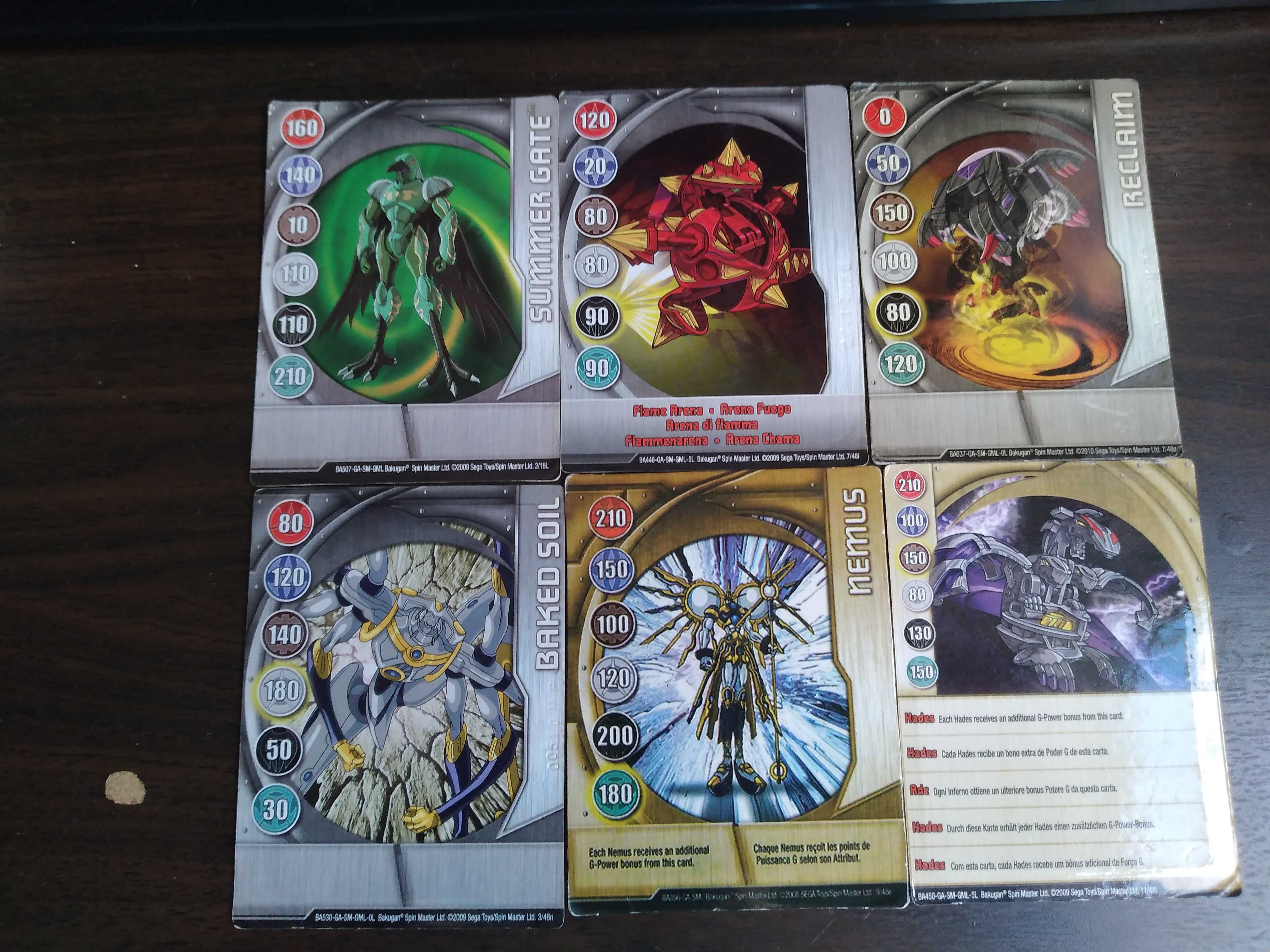 27 Cartas BAKUGAN BATTLE BRAWLERS