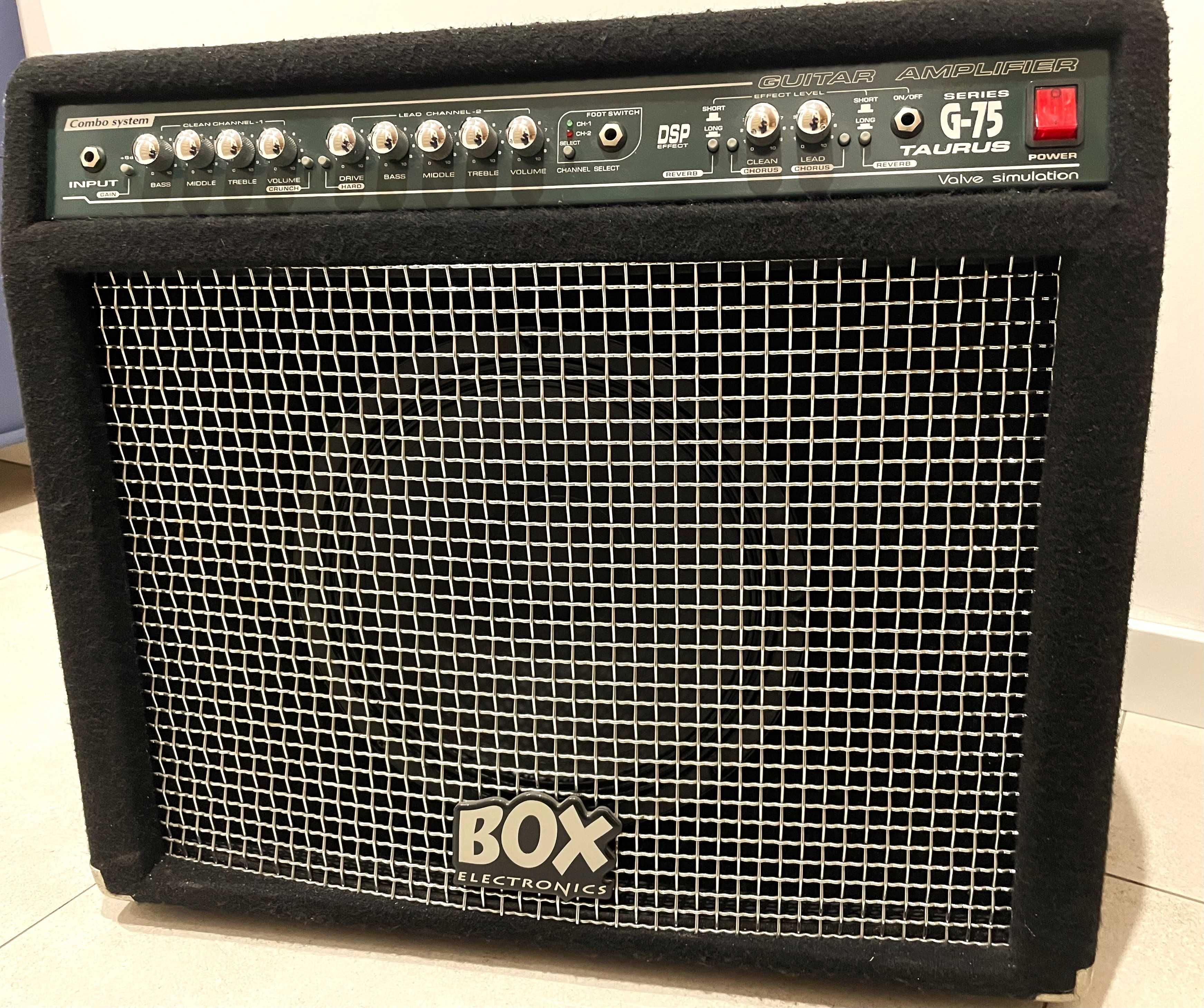 Combo Gitarowe G-75 Taurus o mocy 75W z głośnikiem 12", 2-kanałowe