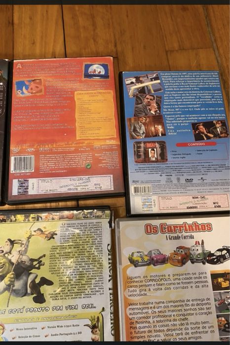 DVD’s varios filmes