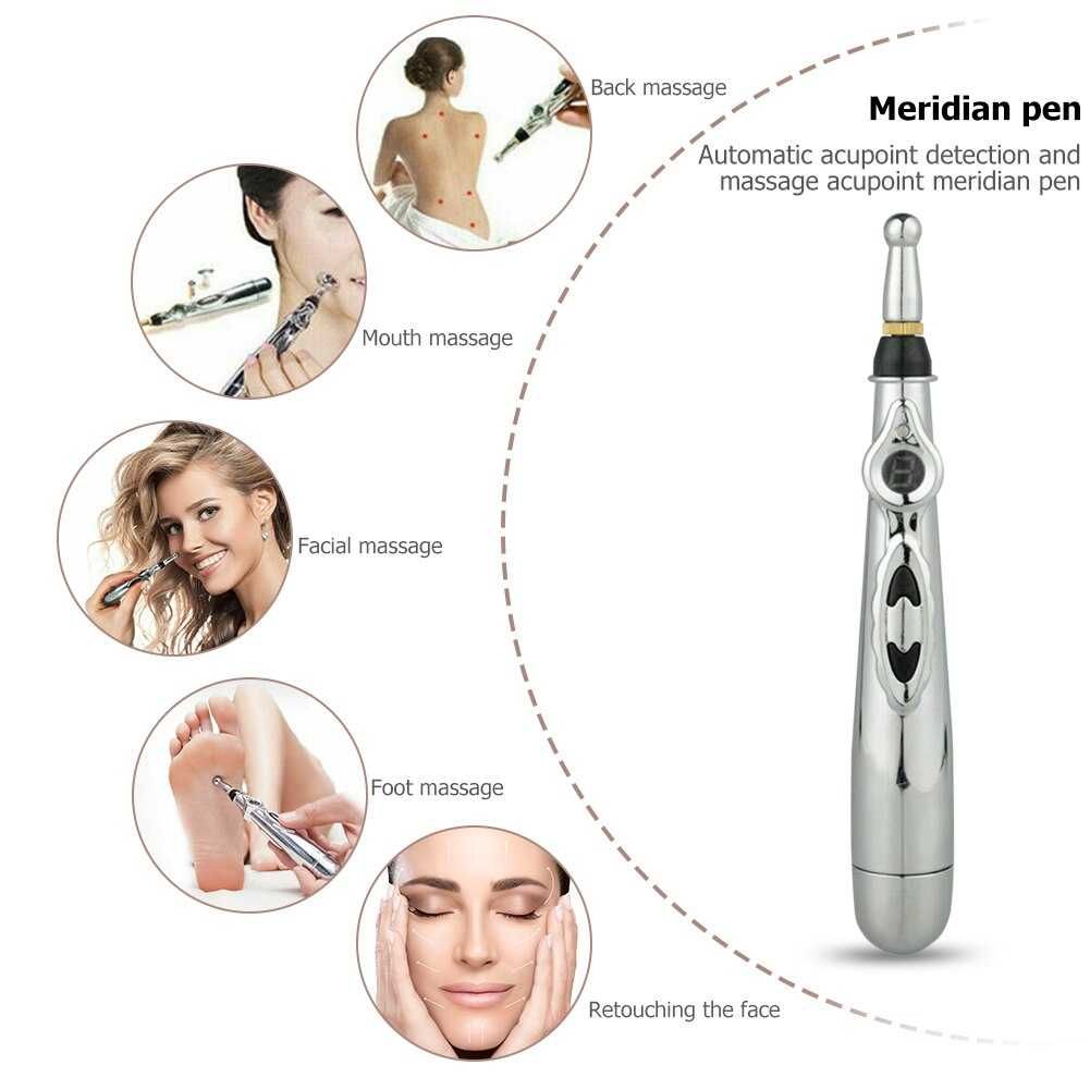 CANETA DE ACUPUNTURA ELETRICA MASSAGER PEN MERIDIAN PEN