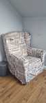 Fotel w gazety vintage