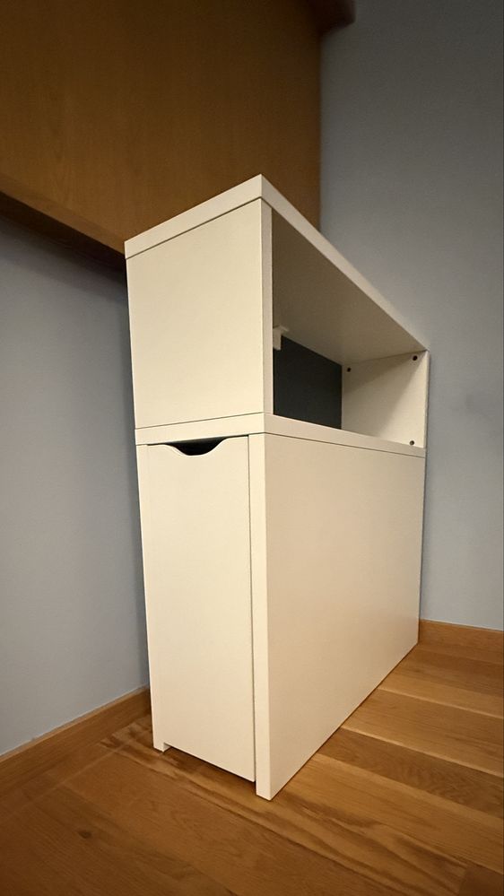 Cabeceira com arrumação IKEA FLAXA para cama de solteiro