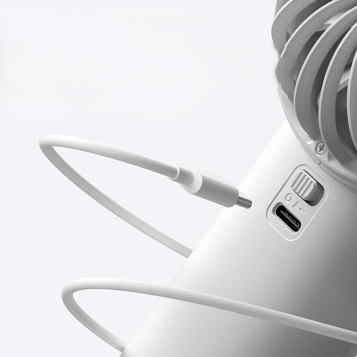 Przenośny wentylator ręczny Life 4 z wyświetlaczem LED 5000 mAh