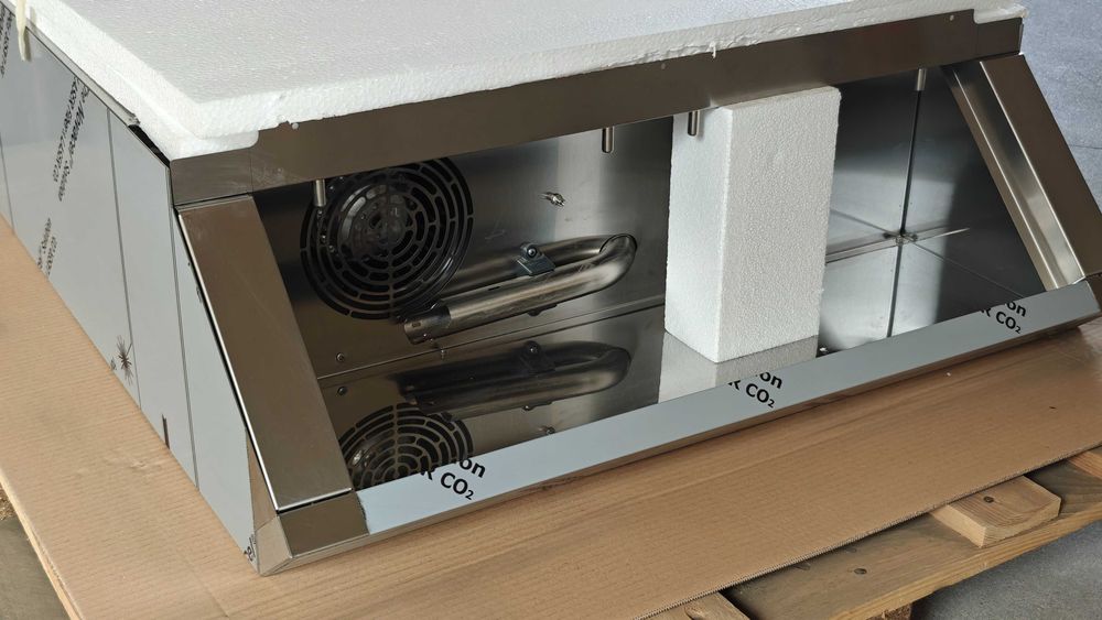 okap z kondensatorem pary do pieców ChefTop EL GN 1/1 UNOX