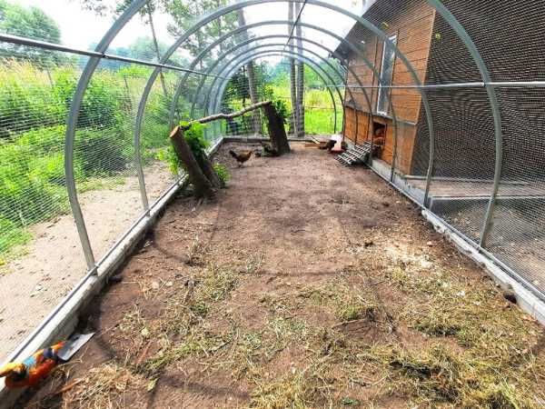 Wybieg / woliera / klatka dla kur, królików ŁUKOWA 3x4 3x6 3x8 3x10m