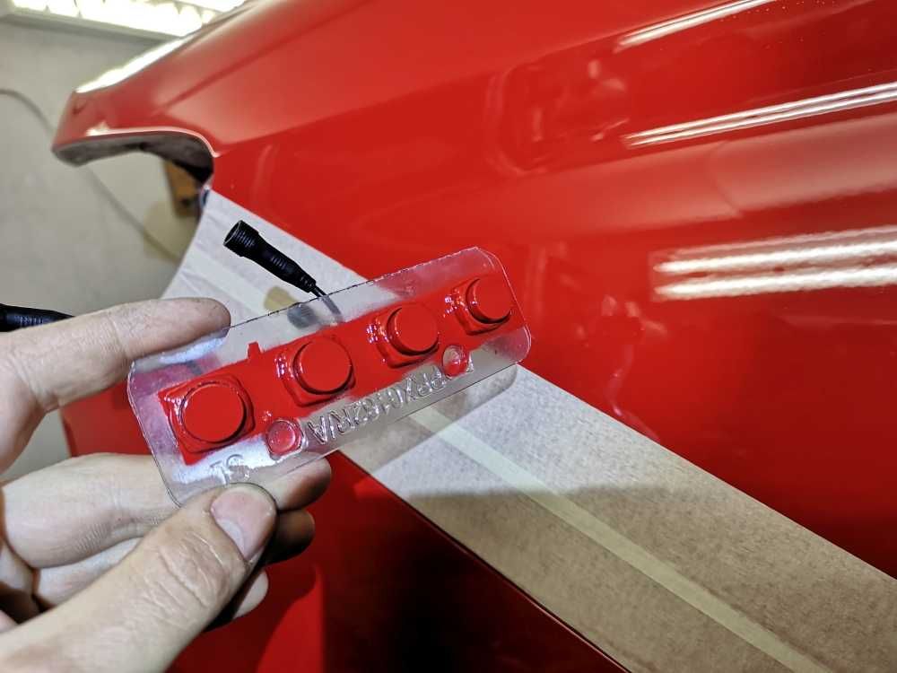Czujniki parkowania cofania lakierowanie pod kolor auta TIPO TOP