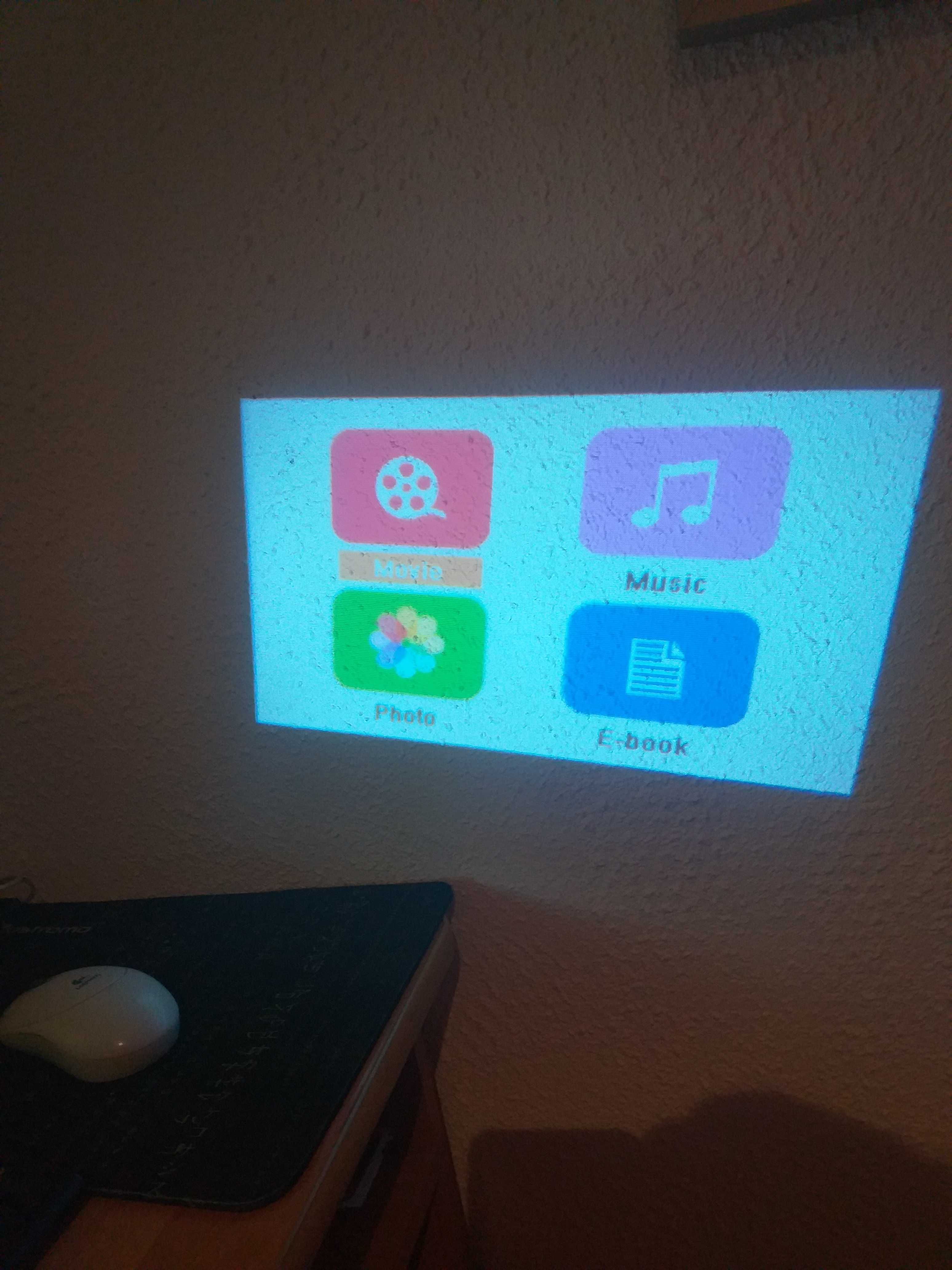 Mini projector LED do USB