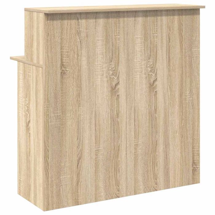 Vidaxl Biurko Recepcyjne Dąb Sonoma 100X50X103,5 Cm Drewno Klejone