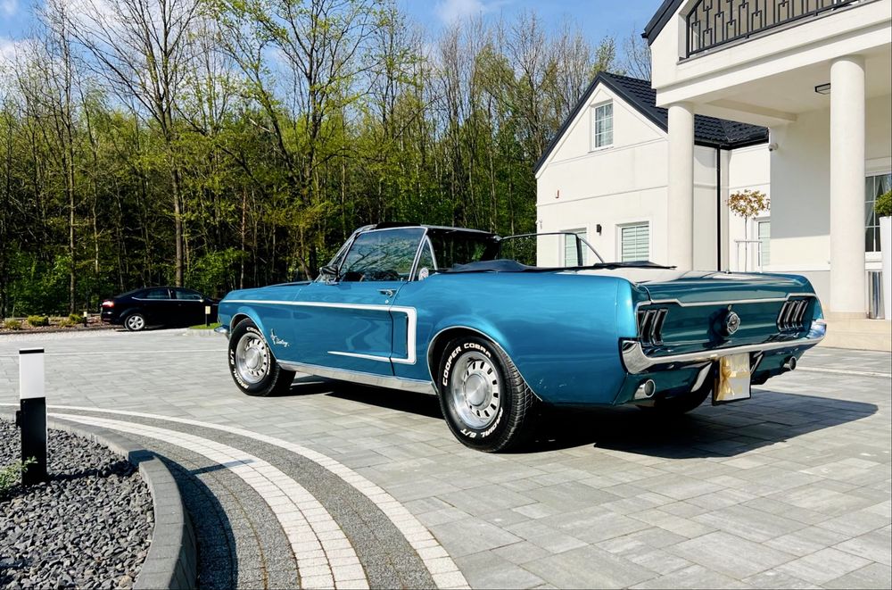 Auto do slubu MUSTANG 1967r. klasyk zabytek wynajem samochod cabrio