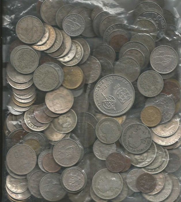 Lote de Moedas Portuguesas