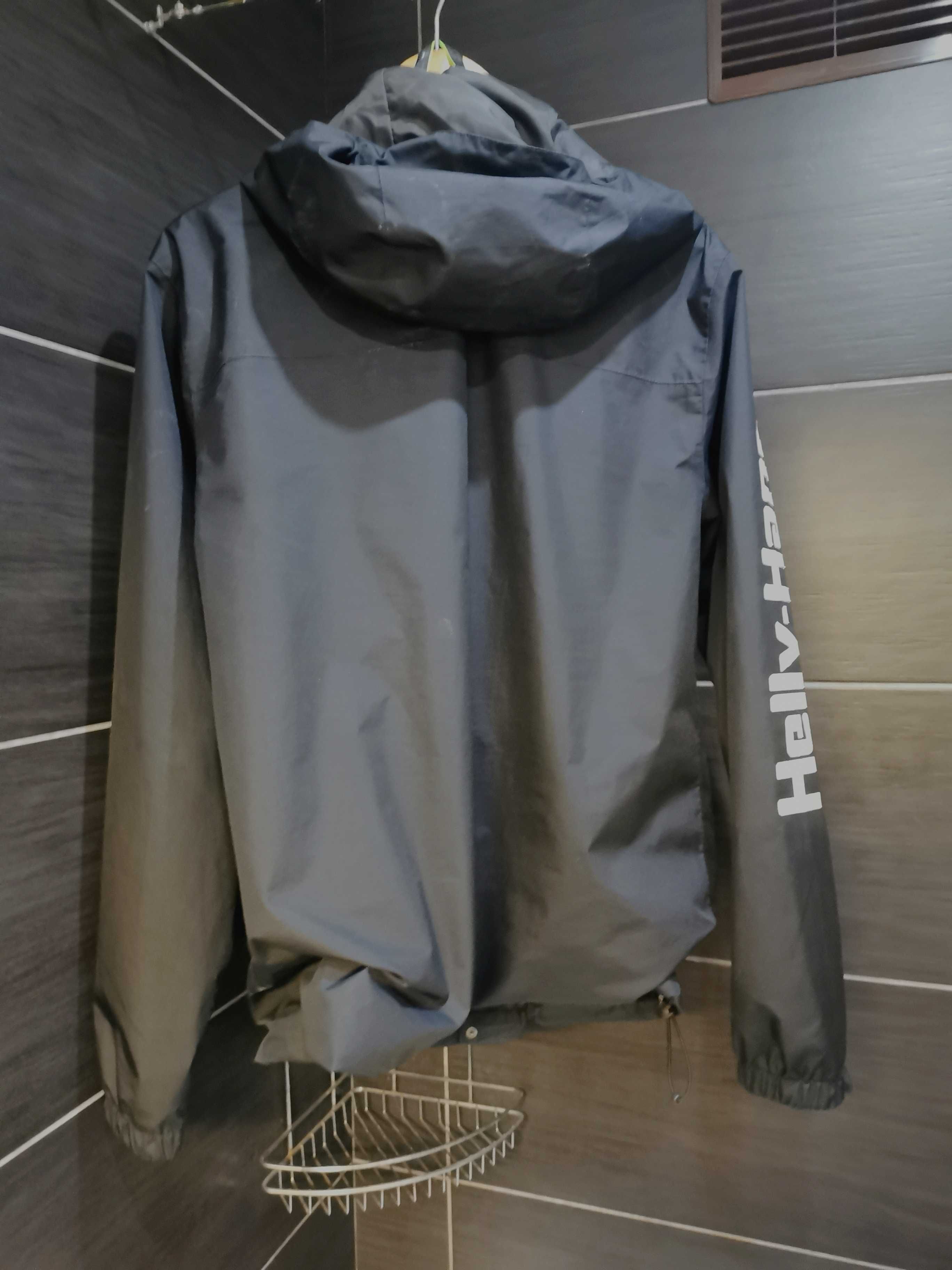 Czarna męska kurtka przeciwdeszczowa Helly Hansen Ervik Jacket rozm. M