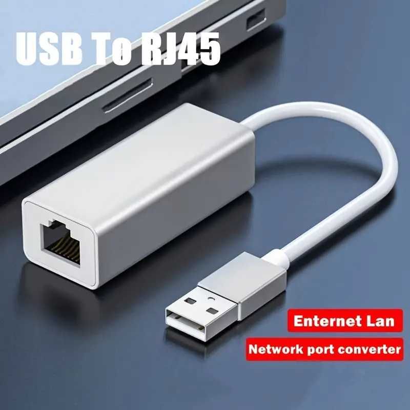 Adaptador de rede USB para Ethernet de 100 Mbps RJ45