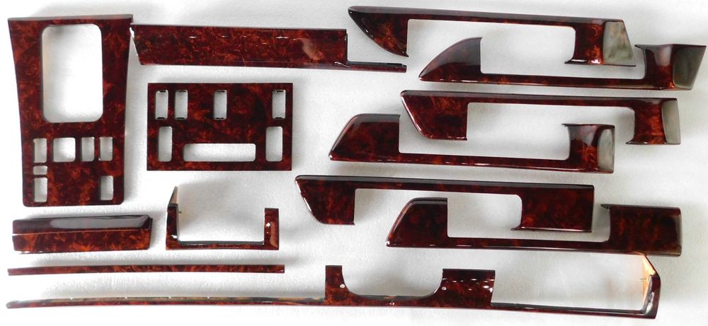 Drewniane dekory Mercedes W126 sedan/coupe po renowacji