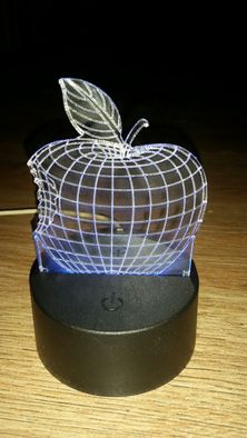 Lampka nocna led 3d plexa delfin gratis