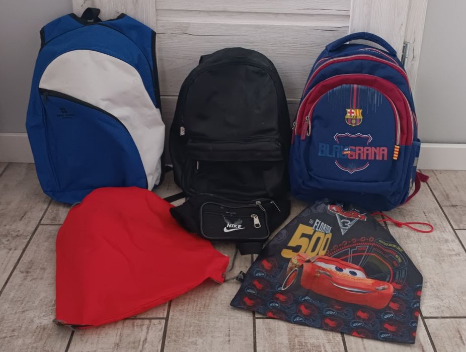 Zestaw plecaków torb