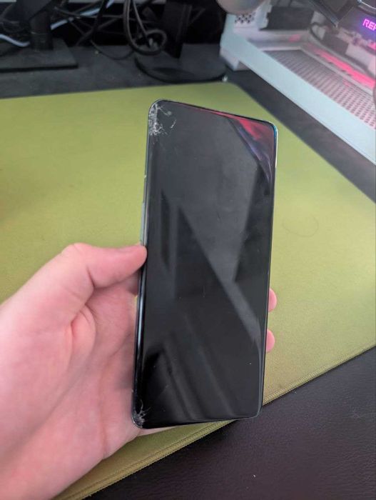 Oneplus 9 Pro phone - cracked screen and backplate