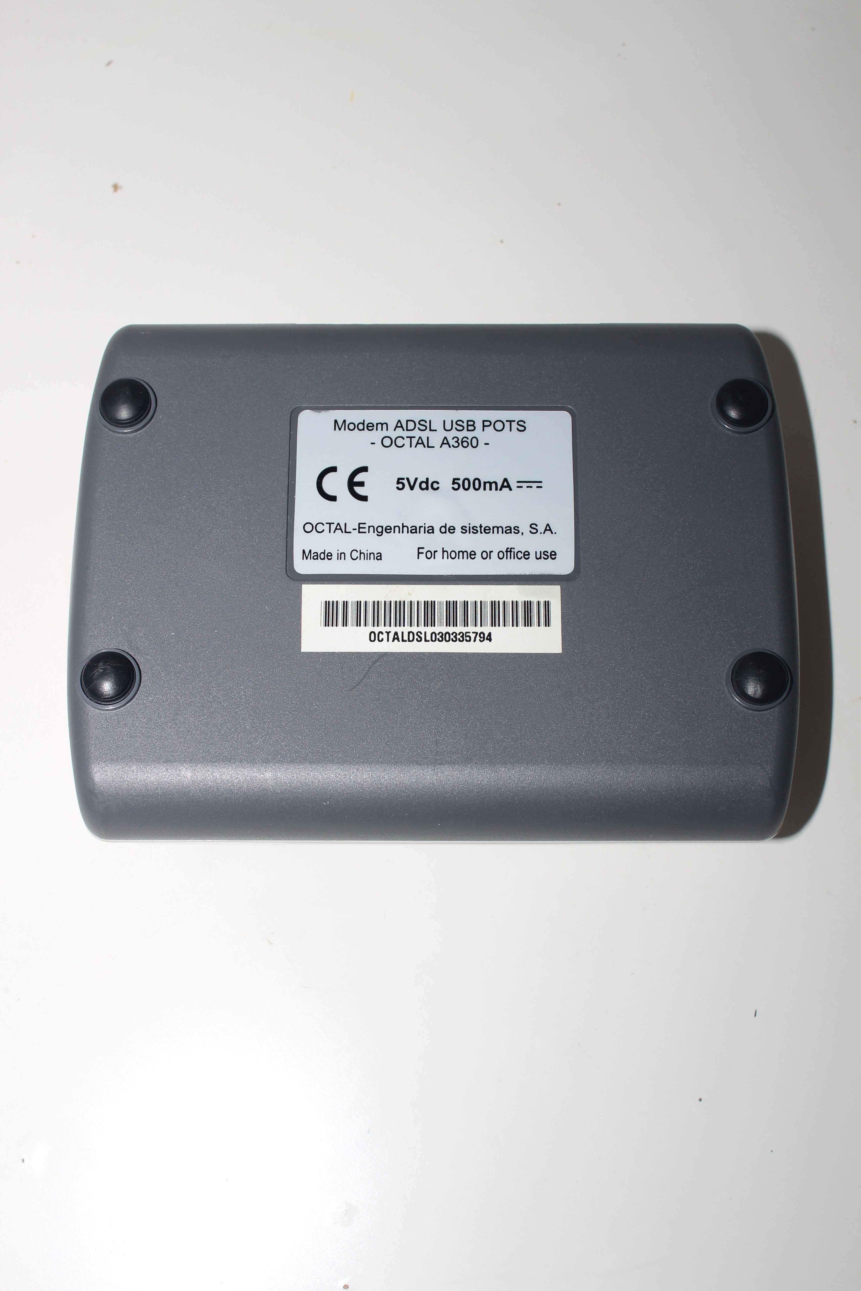 Modem ADSL USB Pots Octal A360