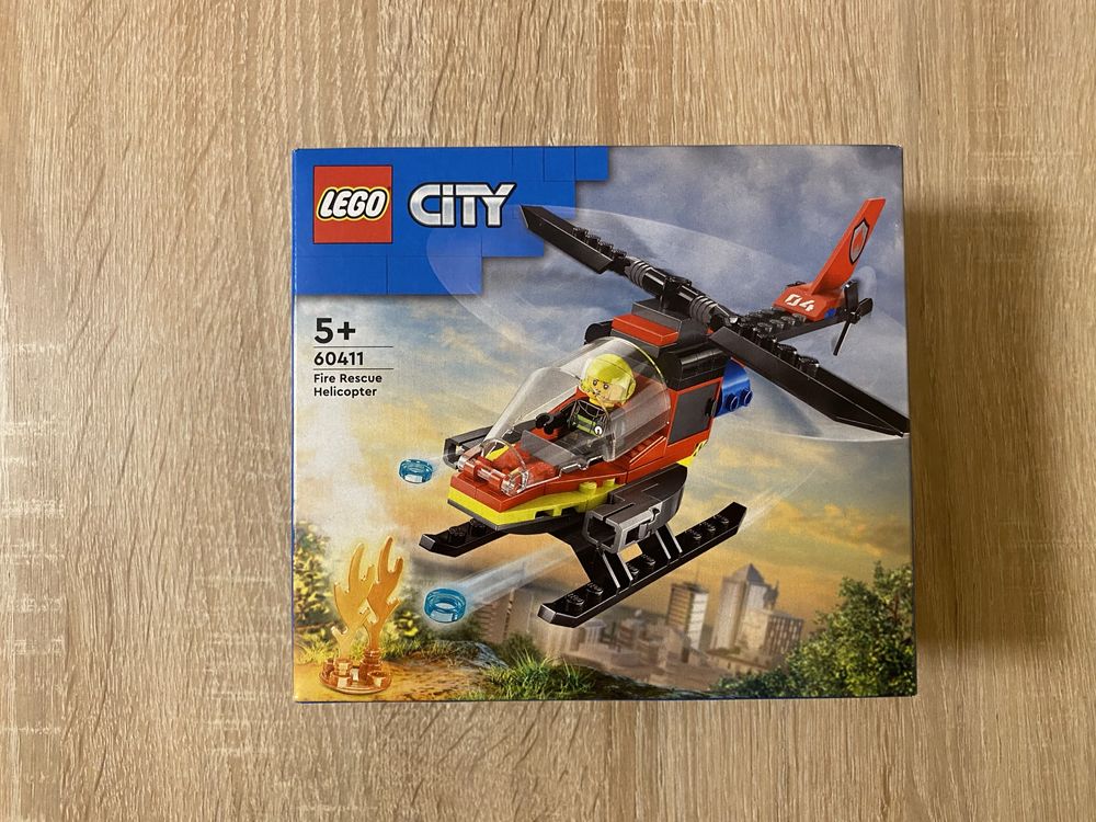 Nowe LEGO City Strażacki helikopter ratunkowy 60411