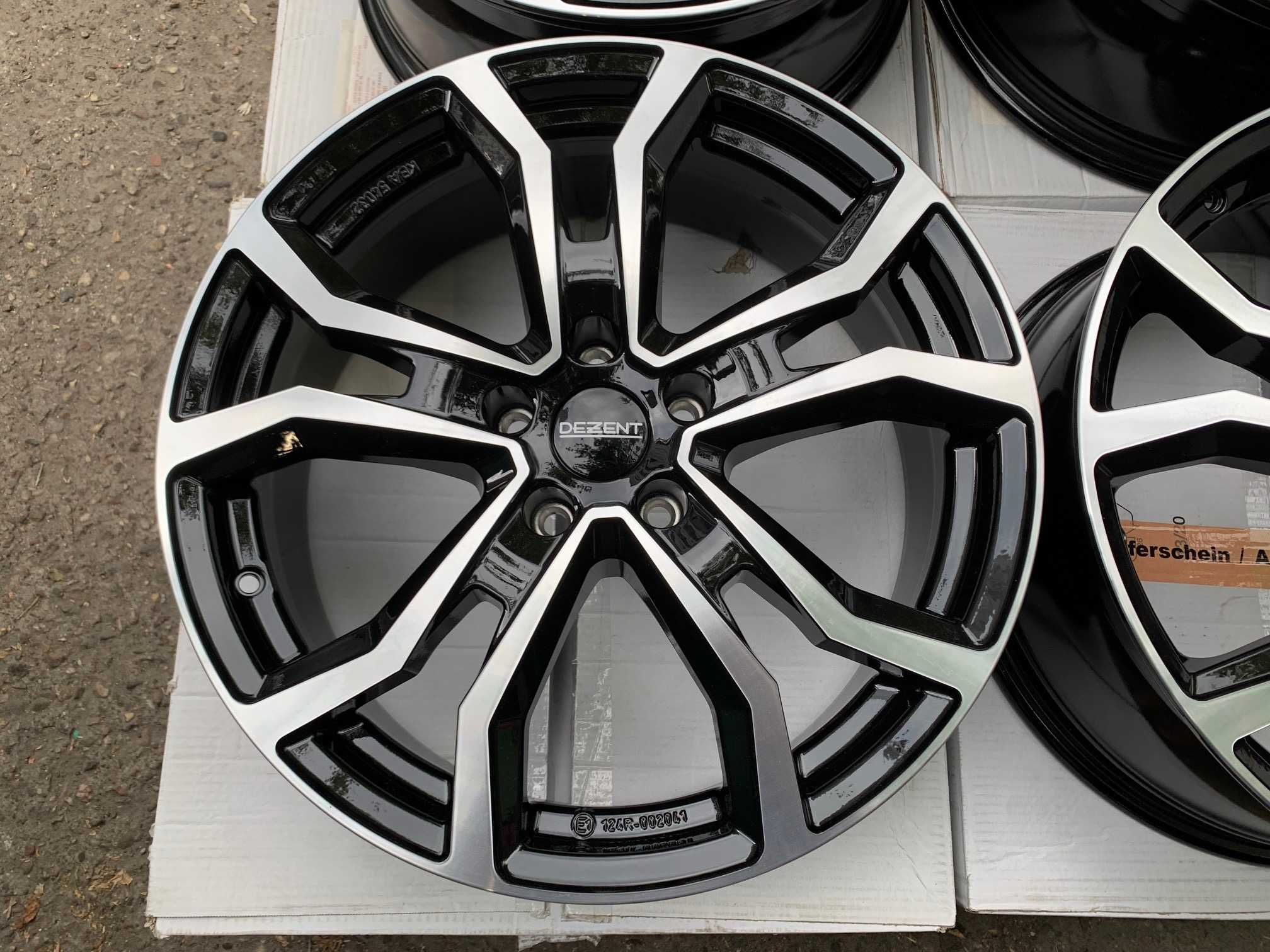 4x felgi DEZENT TV dark 19x7,5 roz 5x114,3 ET 45 HONDA CIVIC CR-V HR-V
