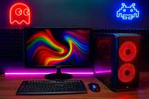 Zestaw Komputer Gamingowy I5 / 16Gb/ GF 1030 / 240 SSD Monitor 24"