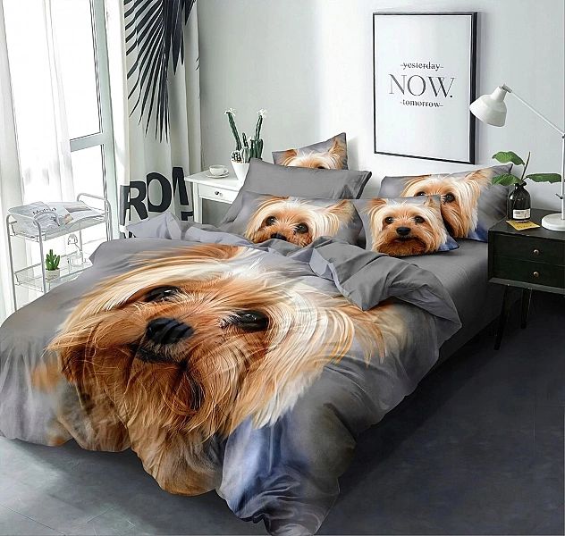 Pościel 160x200/3 części komplet poszewki 70x80 mikrofibra 3D Andreas