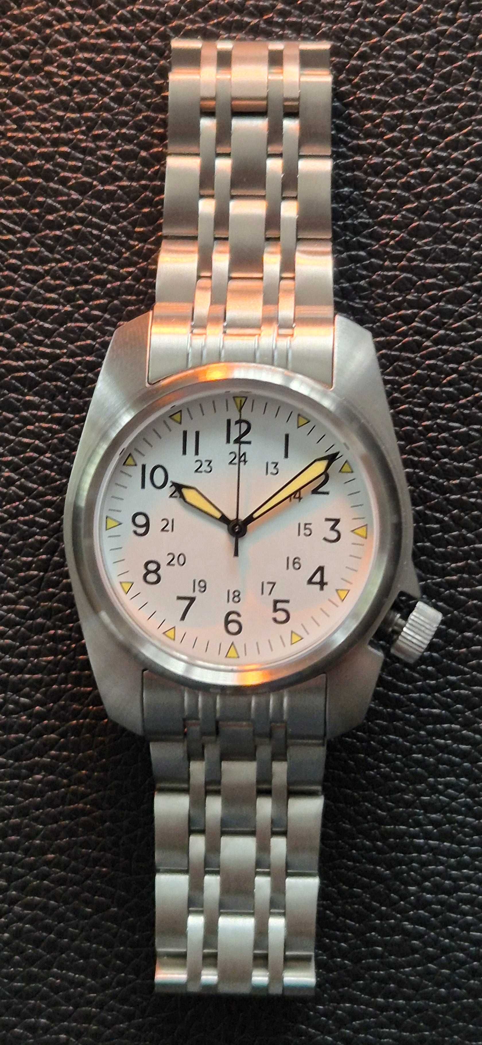 Zegarek wojskowy Amimo Design Khaki Field (Miyota 2305)