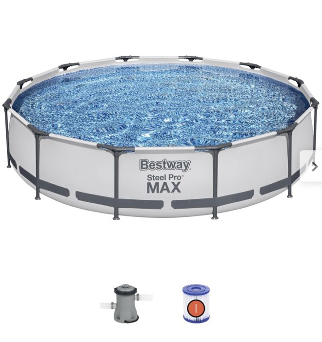 Piscina de superficie Bestway Steel Pro c/bomba incluida.