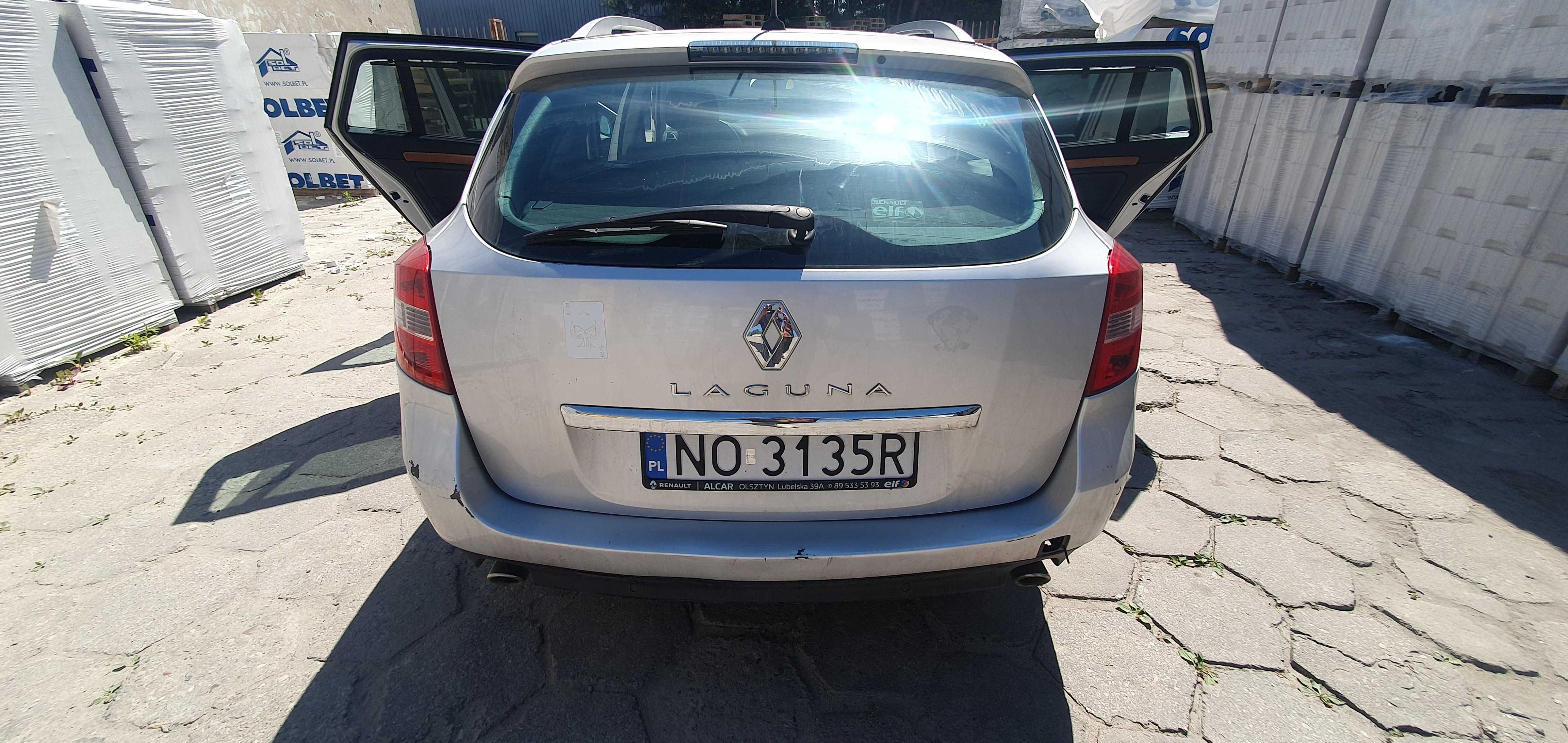 Renault Laguna 3 Initiale Paris Uszkodzona