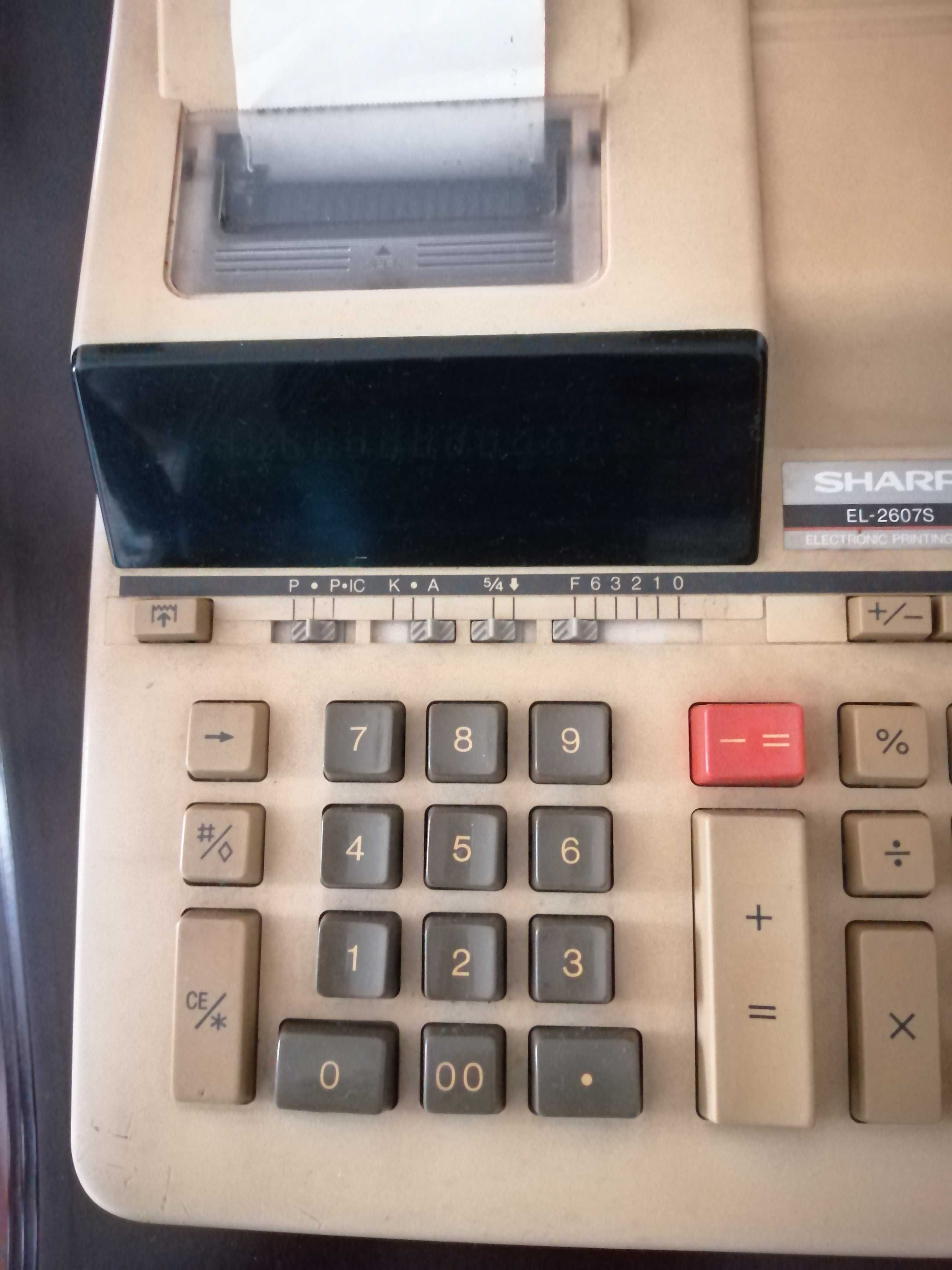 Calculadora Sharp EL-2607S (antiga/vintage)