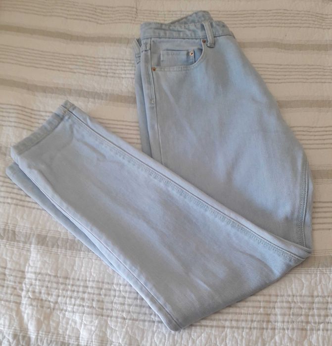 Calças de ganga azul claro, nº 36 - Novas!