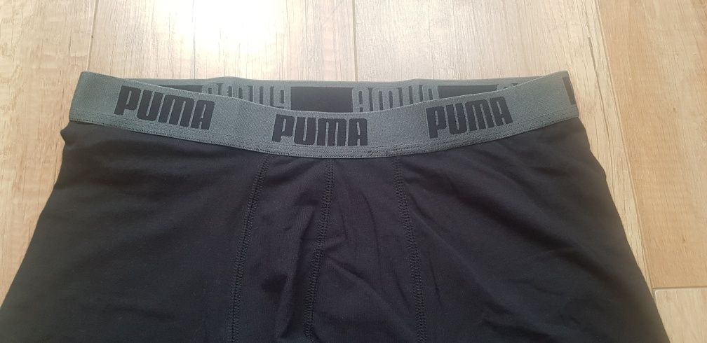 Puma bokserki męskie czarne L Nowe