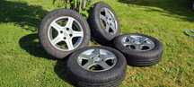 Felgi aluminiowe 14 4x108 z oponami Citroen Berlingo
