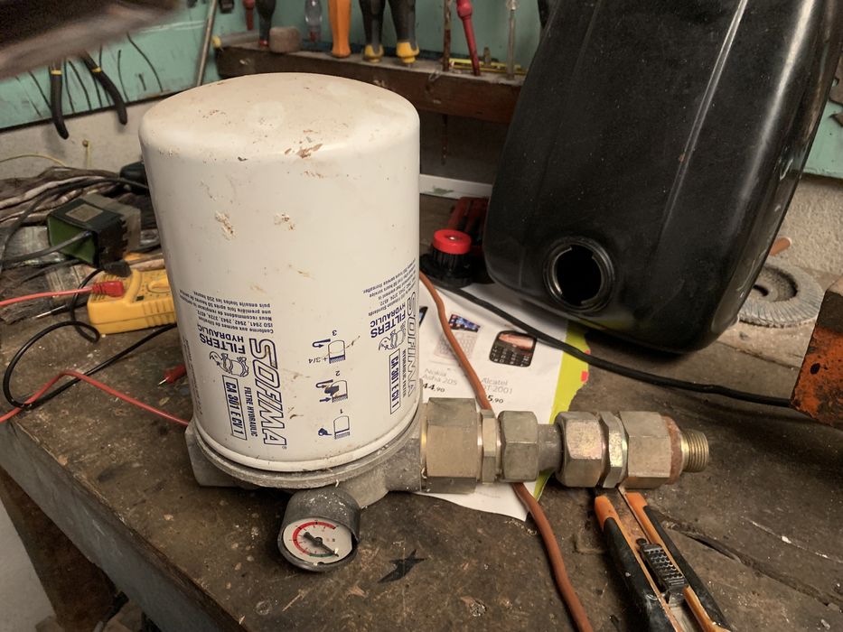 Filtro de óleo de bomba