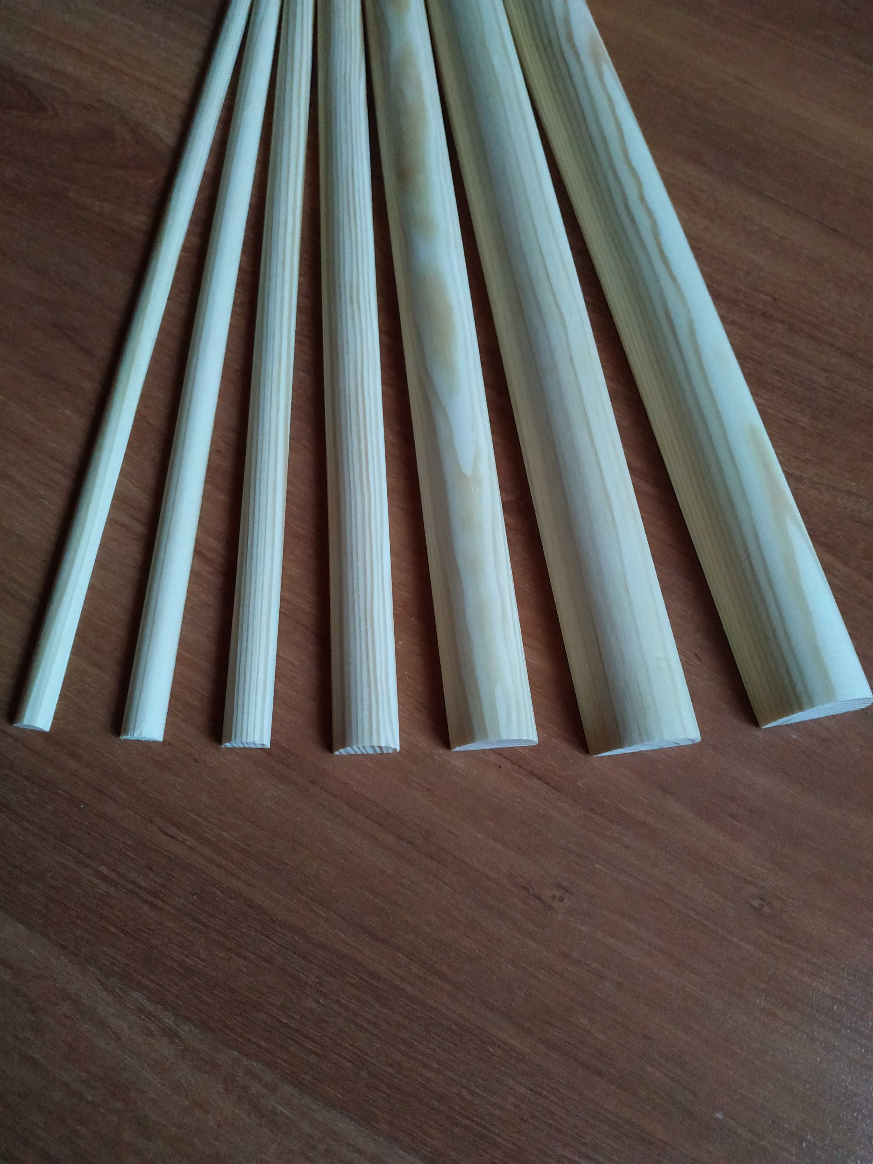 Listwa wykończeniowa półwałek drewniany sosnowy 7x14 OLX Narew