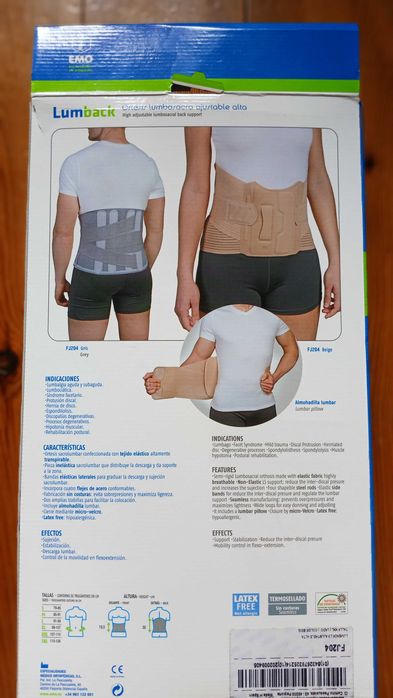 Pas krzyżowo-lędźwiowy Jak Nowy gorset, orteza rozmiar XXL