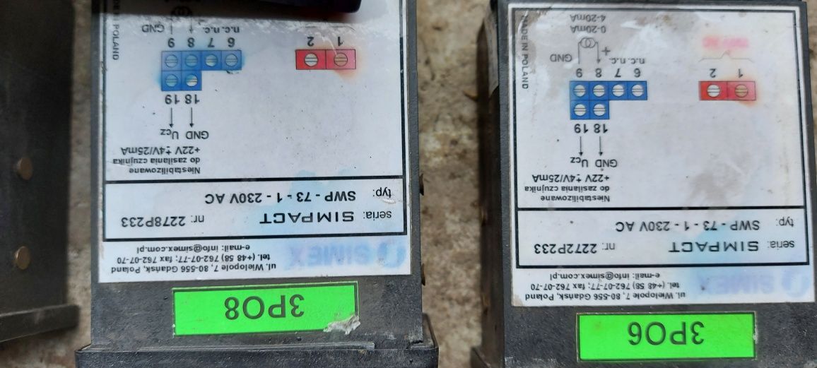 Miernik uniwersalny sygnałów analogowych simex swp  srp
