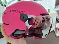 Kask narciarski atomic savor visior pink