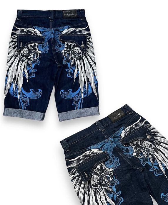 шорти с принтом бріджи y2k sk8