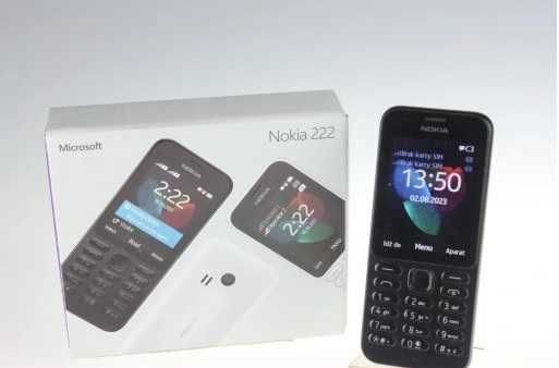 Nokia 222 Dual Sim Czarny [używany; sprawny; bez ładowarki]