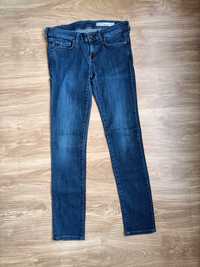 Granatowe jeansy spodnie damskie dżinsy W28 L32 Big Star