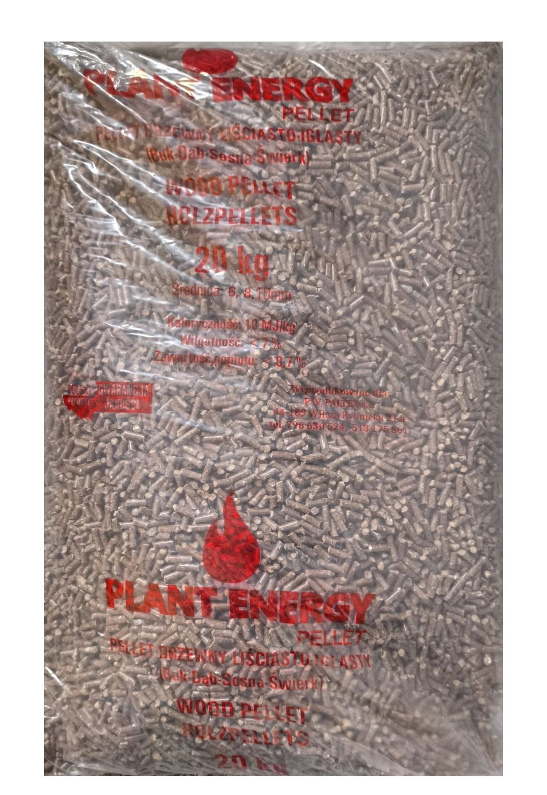 Pellet FENIKS  ENplus A1 również pellet  Rezult, Terra, Plant Energy