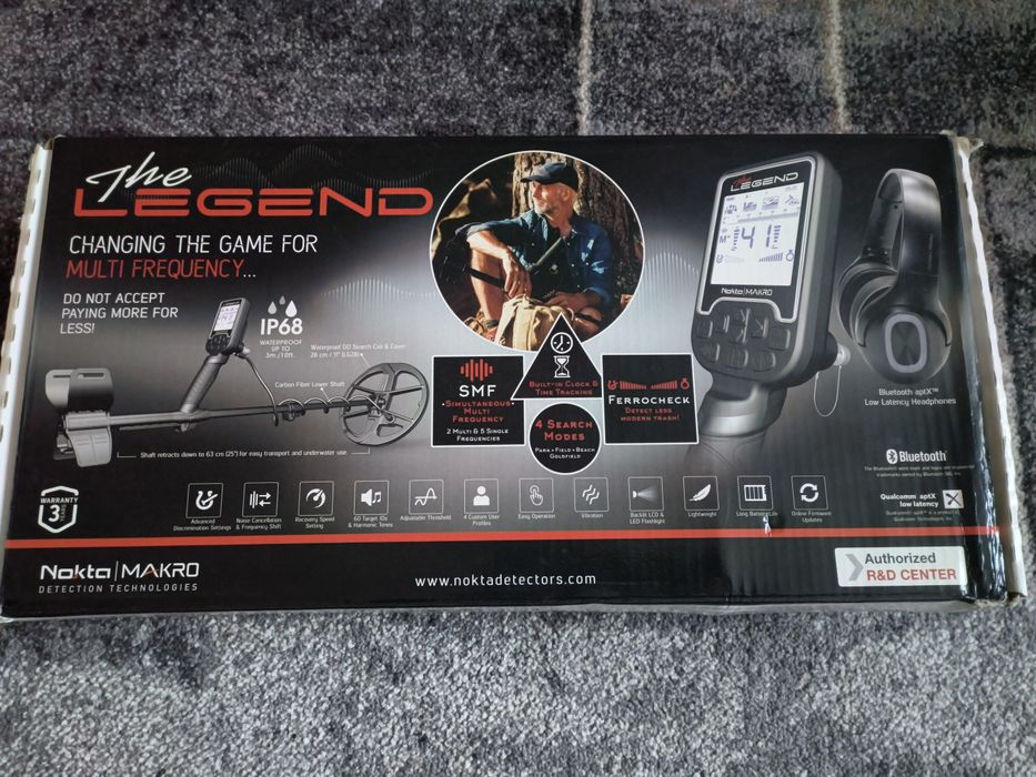 Металошукач,металлоискатель Нокта Nokta Makro Legend Pro пакет+ще вуха