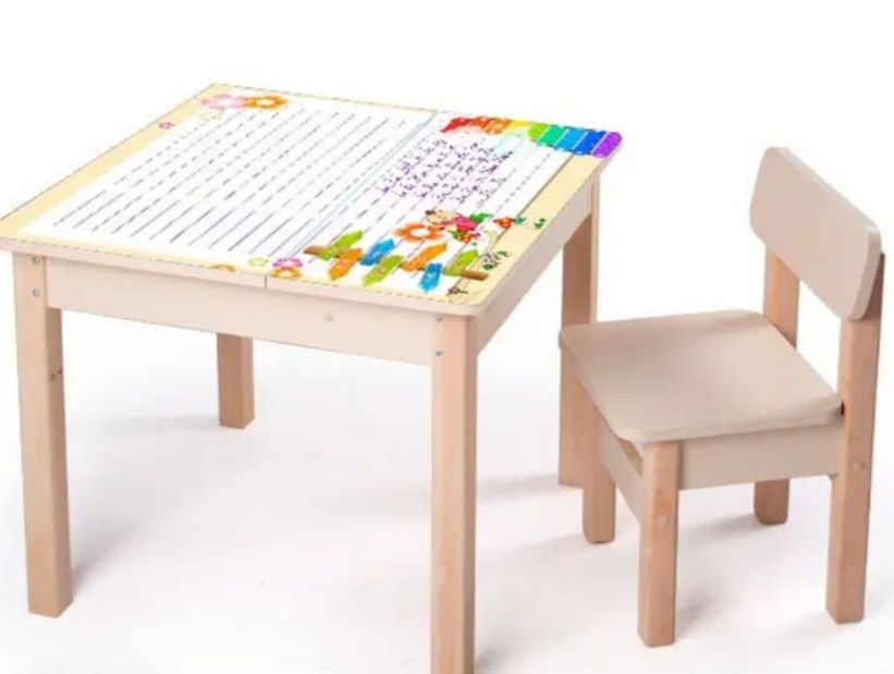 Стол и стул парта детский столик со стулом