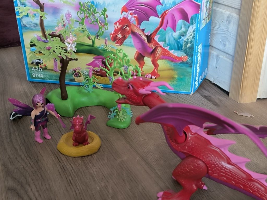Zestawy Play mobile wróżki, las, konie
