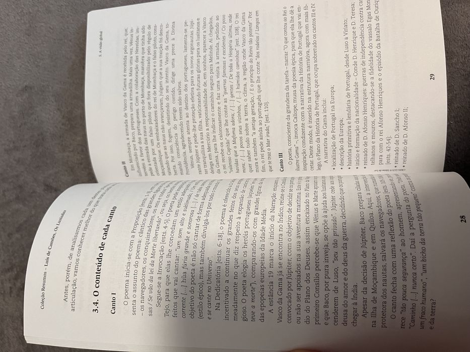 Livro resumos/explicação dos lusíadas