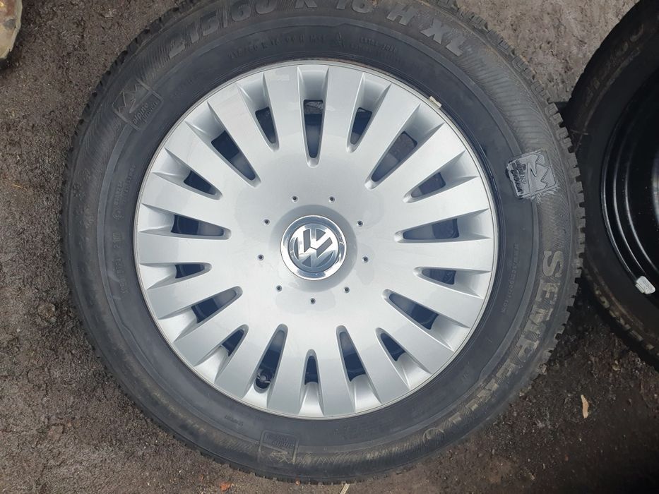 Kola zimowe vw skoda seat Audi 16 5x112 215/60/16 jak nowe 99%bieżnika