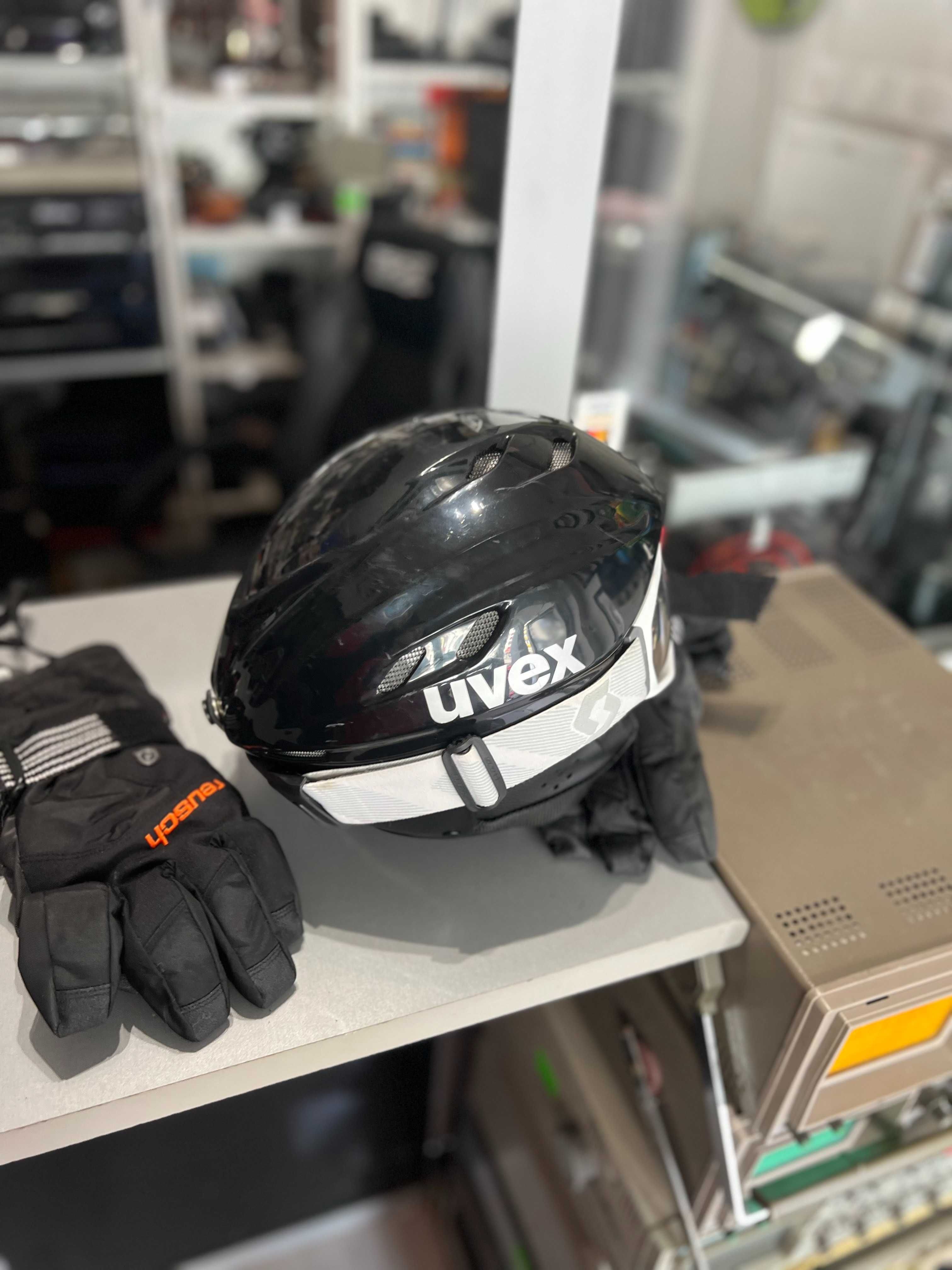 Kask narciarski/snowboardowy UVEX X-RIDE MOTION black, regulowany