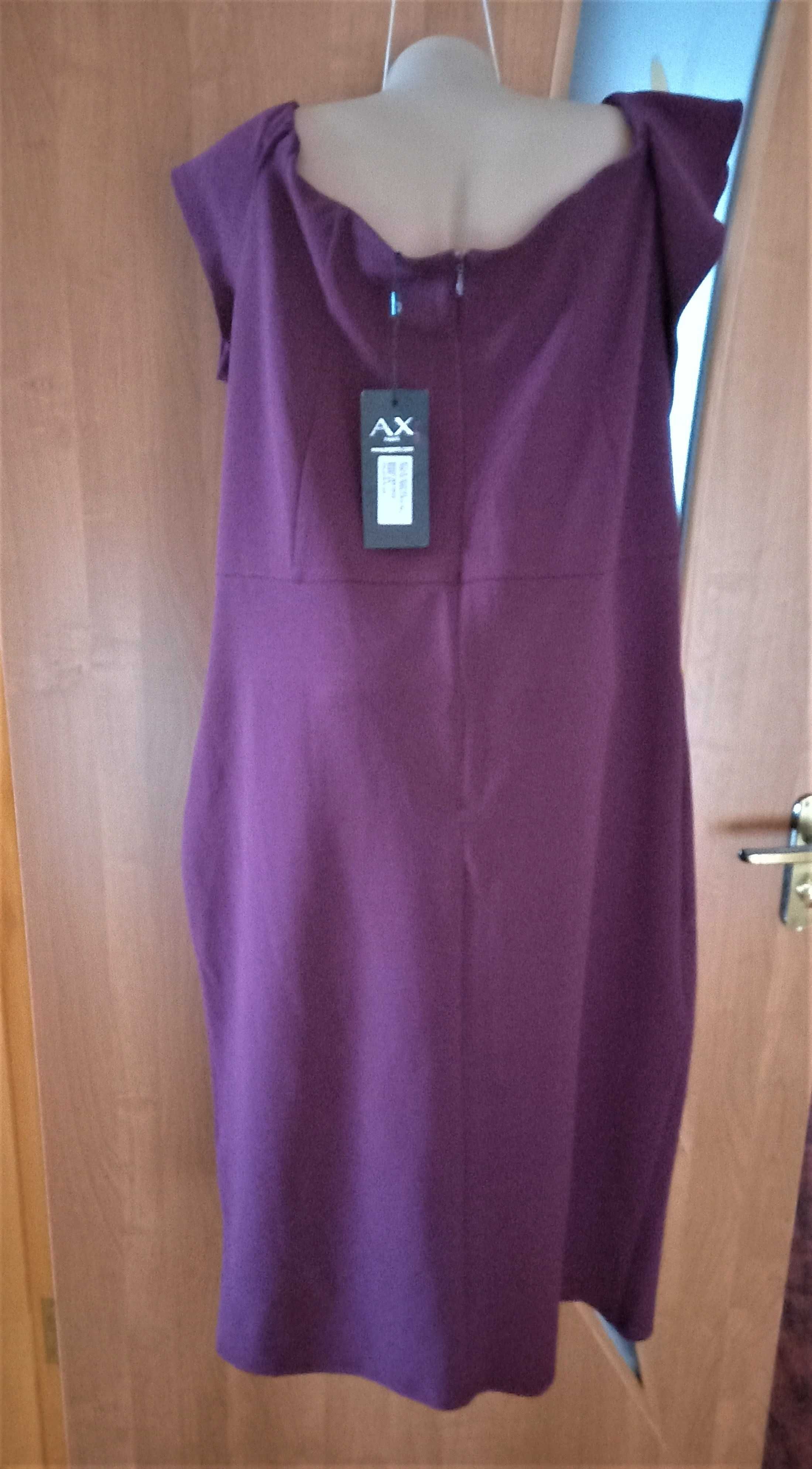 Красивое коктейльное фирменное платье, размер 58-60 укр., AX Paris