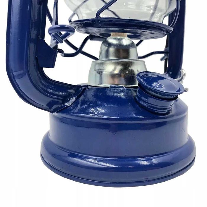 Lampa naftowa 24,5 cm RC034 niebieska