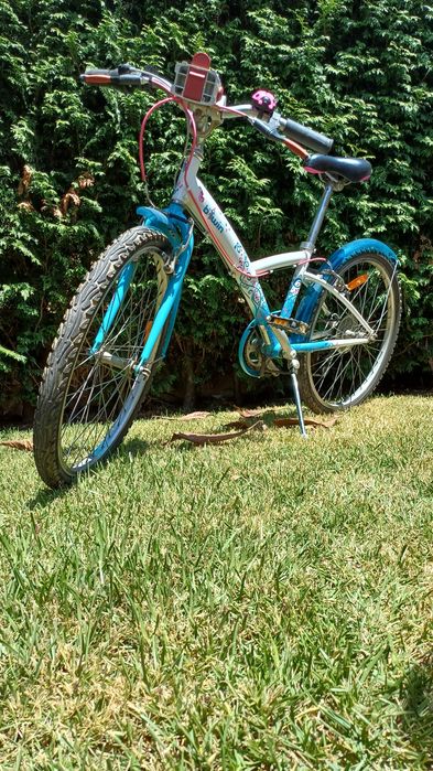 Vendo bicicleta infantil Btwin usada, roda 24